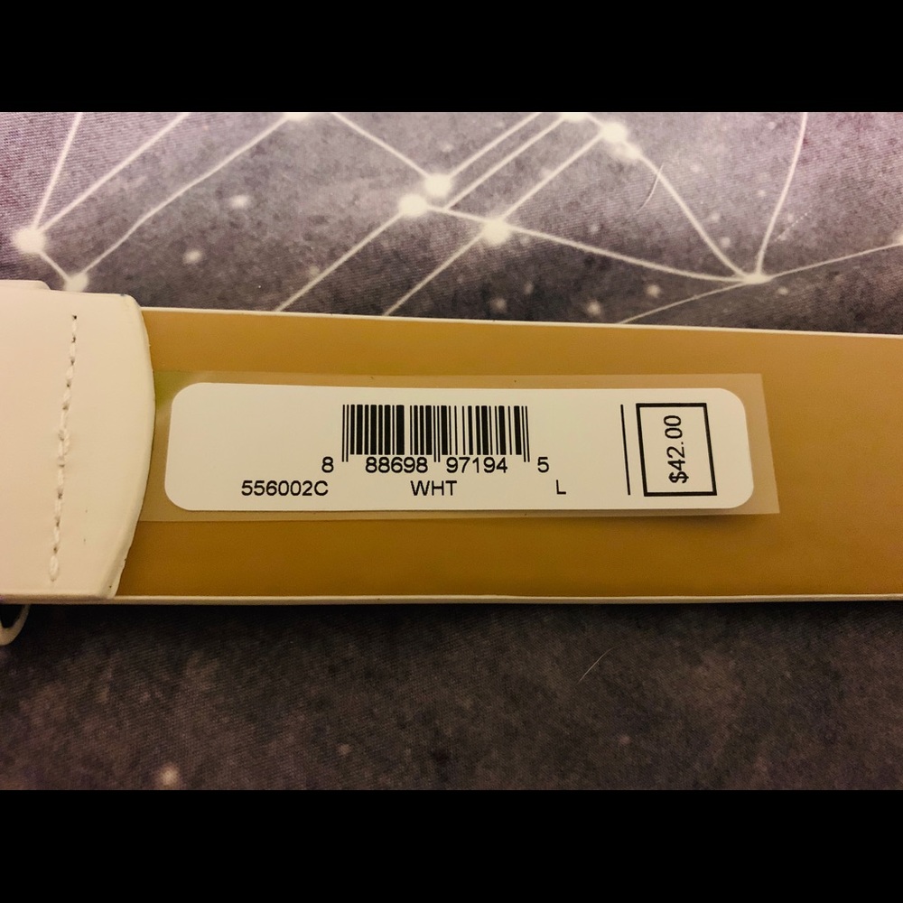 LAST ONE White Michael Kors belt - Picture 4 of 6